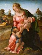 Madonna and Child with St John the Baptist Francesco Granacci